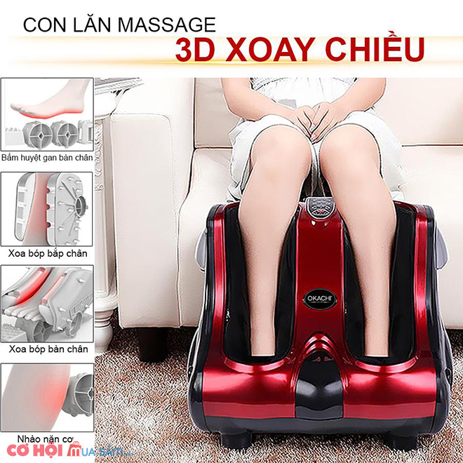 Máy massage chân và bắp chân OKACHI JP- 810 - Ảnh 3