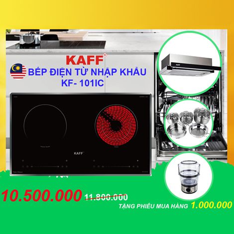 Siêu giảm giá bếp điện từ đôi Kaff KF-FL101IC