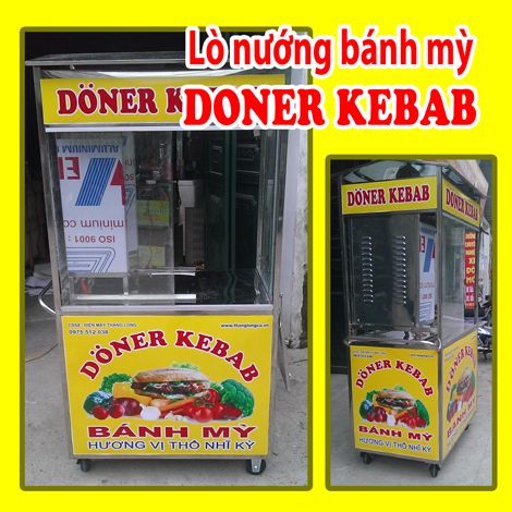 Lò nướng bánh mì Doner Kebab kẹp thịt