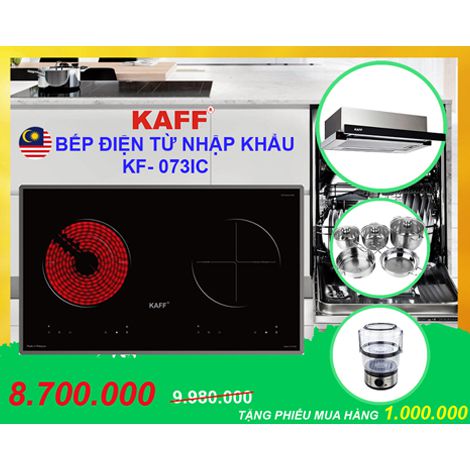Xả kho bếp điện từ hồng ngoại đôi Kaff KF-073IC