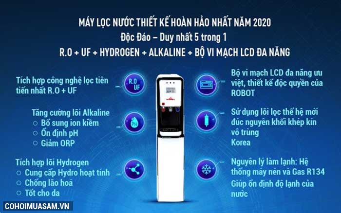 Ứng dụng công nghệ cao, vi mạch và màn hình giúp kiểm soát nước lọc