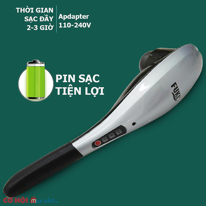 Giới thiệu mẫu máy massage cầm tay Fuki Japan FK-520E (pin sạc)