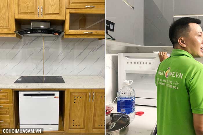 Máy rửa bát để bàn Kaff KF-W8001EU