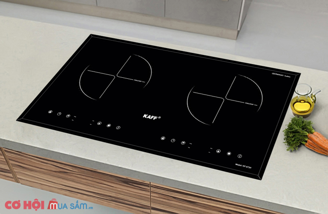 Bếp từ đôi KAFF KF-073ii + Tặng máy hút mùi