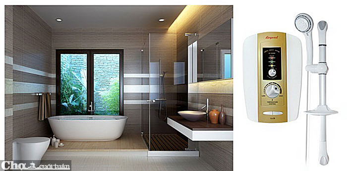 Máy tắm nước nóng Legend LE-7000E - Thương hiệu Mã Lai