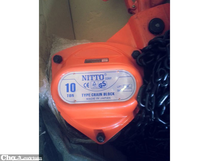 Pa lăng xích k&eacute;o tay 5 tấn, 10 m&eacute;t Nitto 50VP5