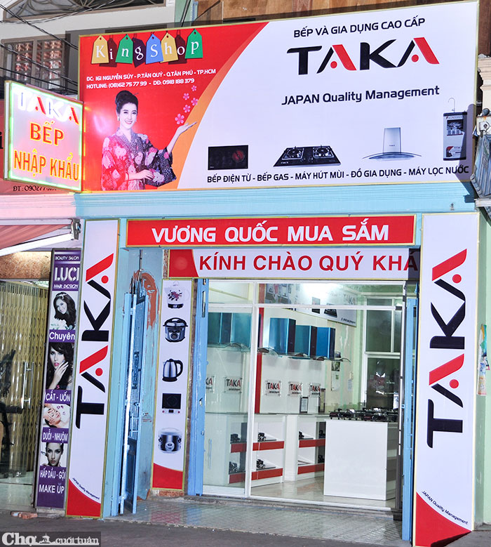 Hấp dẫn bếp gas âm hồng ngoại Taka tiết kiệm gas 30%