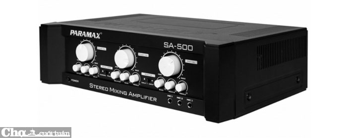Amply Paramax SA 500, loại amply karaoke sống động, truyền cảm