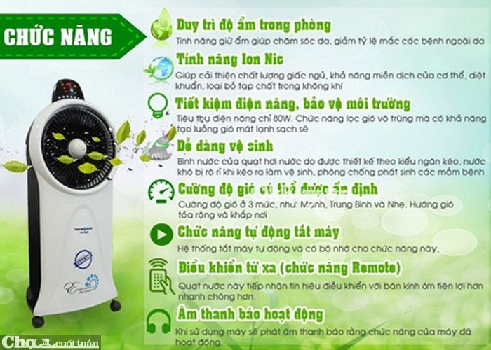 Quạt hơi nước Thái Lan PanWorld PW 868