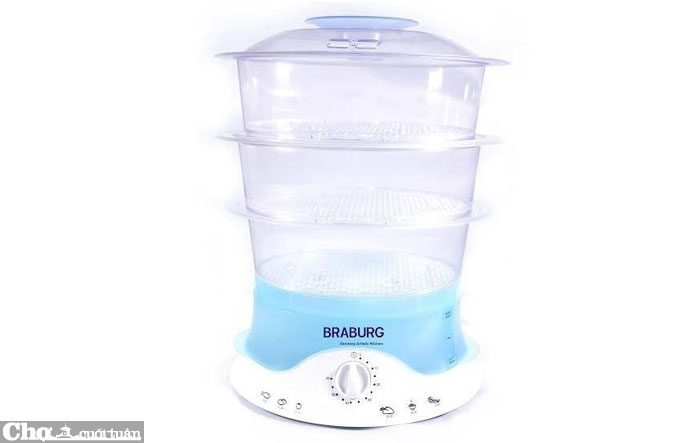 Nồi hấp điện 3 tầng Braburg B3F