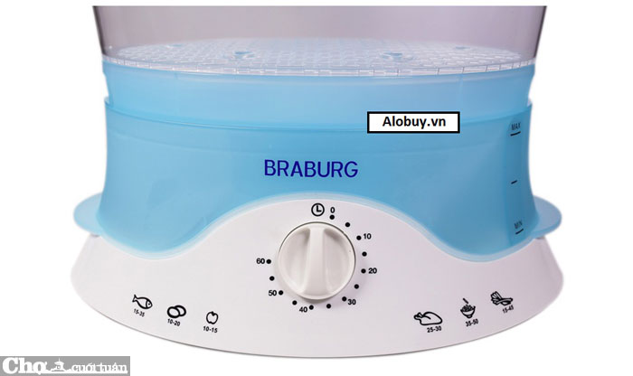 Nồi hấp điện 3 tầng Braburg B3F