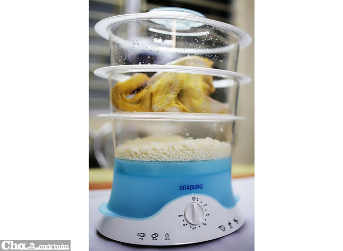 Nồi hấp điện 3 tầng Braburg B3F