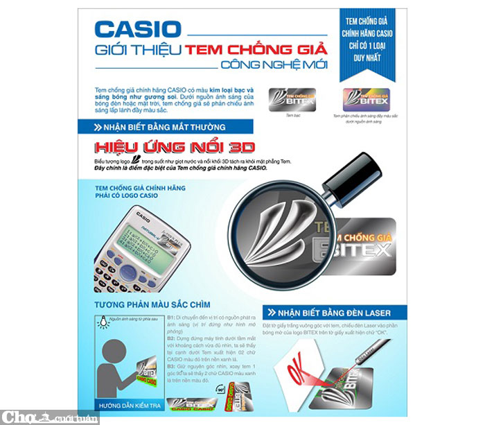 Máy tính Casio GX120B