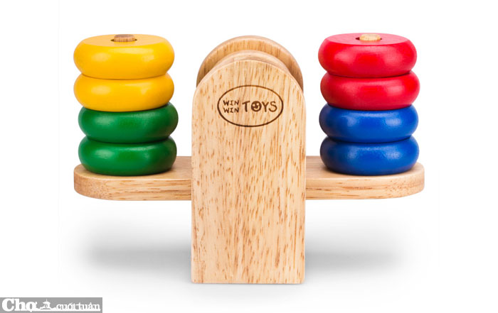 Đồ chơi bằng gỗ cân bập bênh Winwintoys 61072
