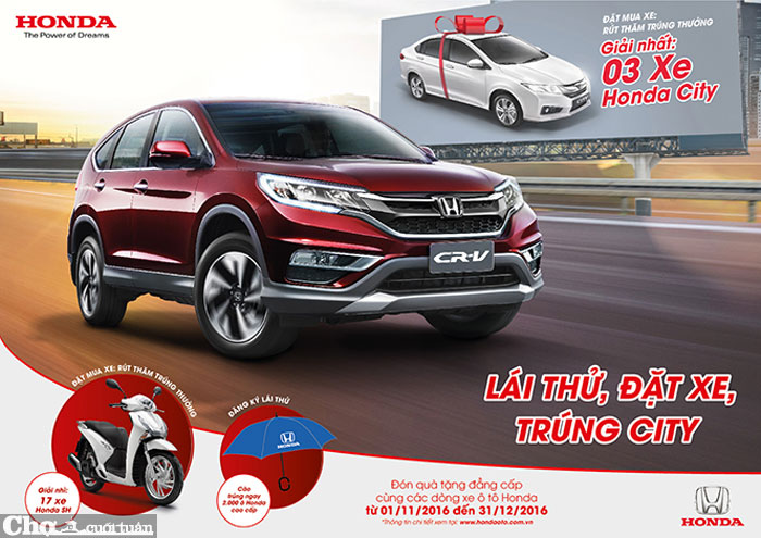 Lái thử, trúng thật với ô tô Honda