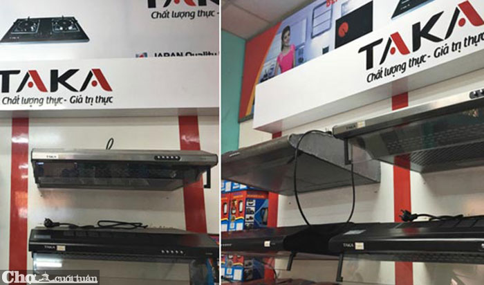 Thanh lý 200 máy hút mùi bếp Taka, KAFF, Eurosun lần 2