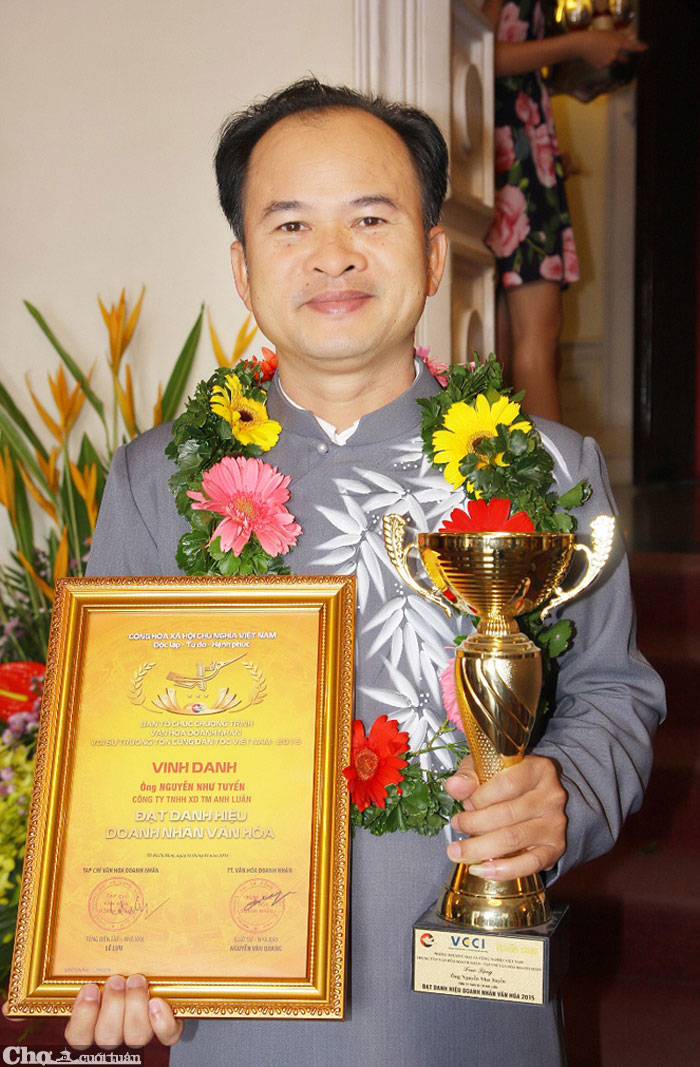 Ông Nguyễn Như Tuyển - Giám đốc Công ty TNHH XD-TM Anh Luân