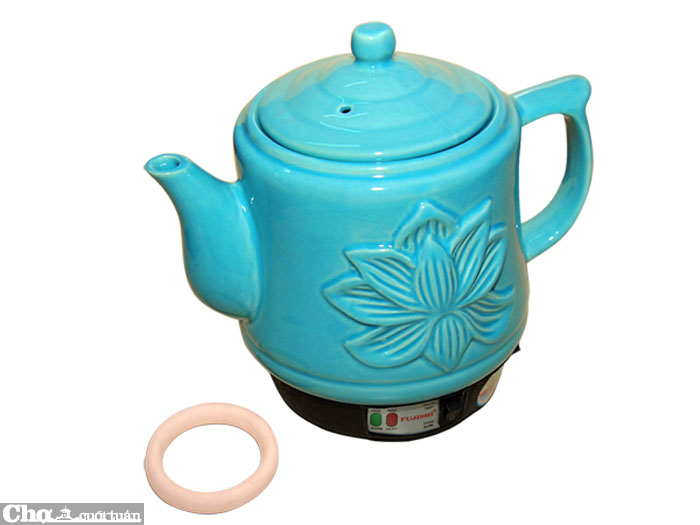 Ấm sắc thuốc điện Fujishi 2,8 lít màu xanh ngọc