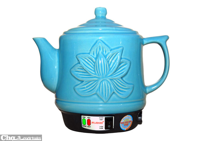 Ấm sắc thuốc điện Fujishi 2,8 lít màu xanh ngọc