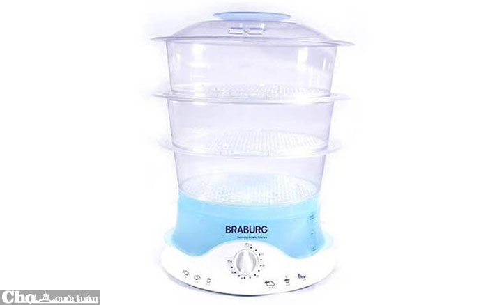 Nồi hấp điện 3 tầng Braburg B3F