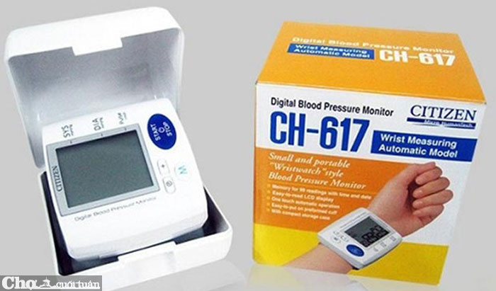 Máy đo huyết áp cổ tay Citizen CH-617