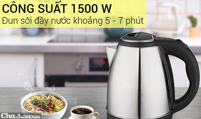 Bình đun siêu tốc Fujishi FB-2018A, dung tích 1.8 lít