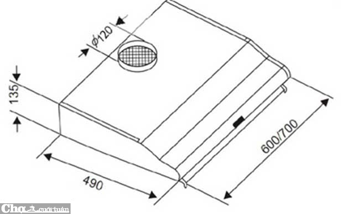 Máy hút mùi Canzy CZ LIENA 702SS nhập khẩu từ Italia