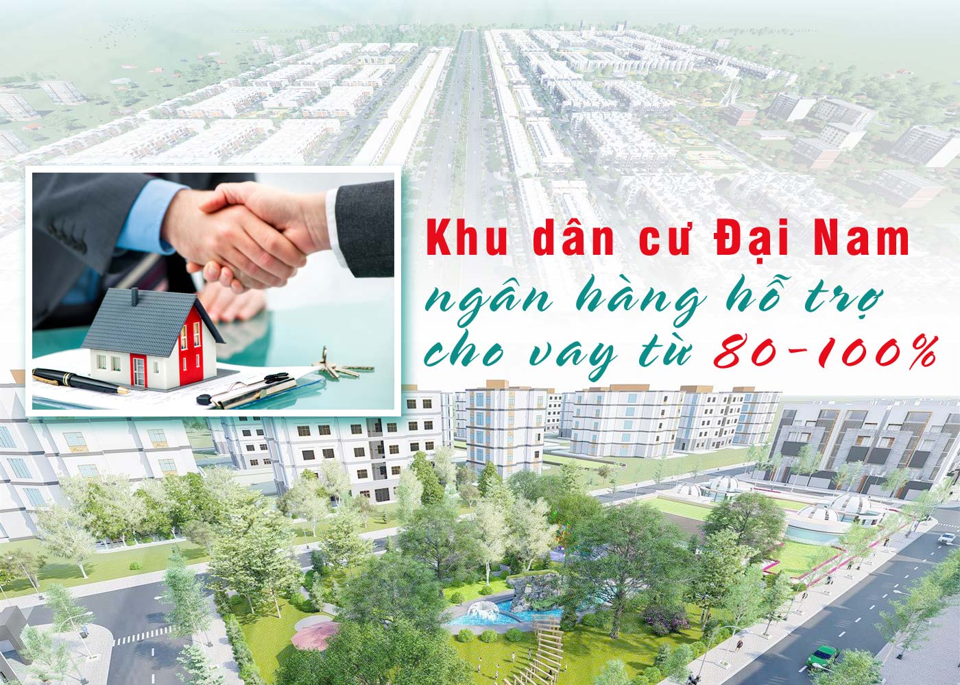 Khu dân cư Đại Nam ngân hàng hỗ trợ cho vay từ 80-100% - Ảnh 1