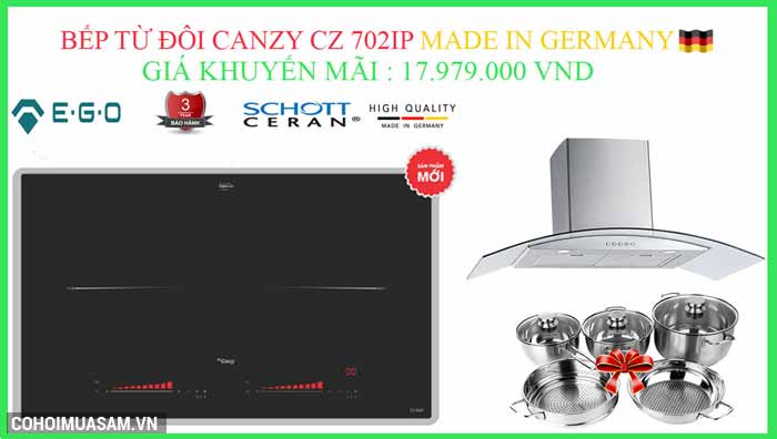 Bếp điện từ Canzy CZ E89 nhập khẩu Malaysia - Ảnh 6
