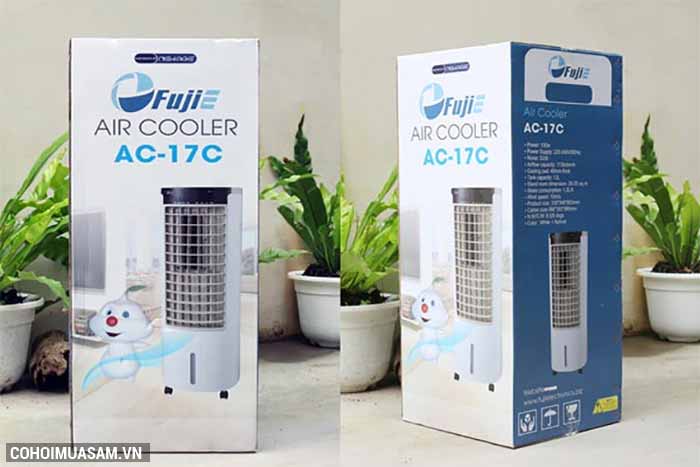 Quạt hơi nước, máy làm mát điều hòa không khí FujiE AC-17C - Ảnh 7