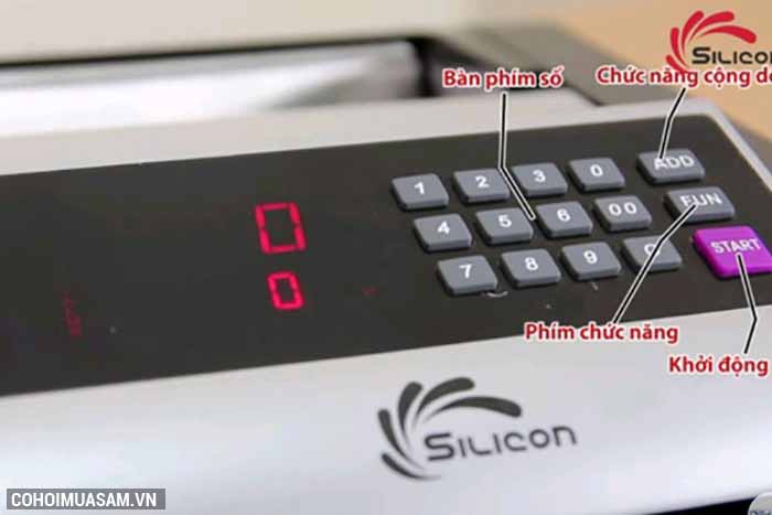 Máy đếm tiền Silicon MC-3600 - Ảnh 4