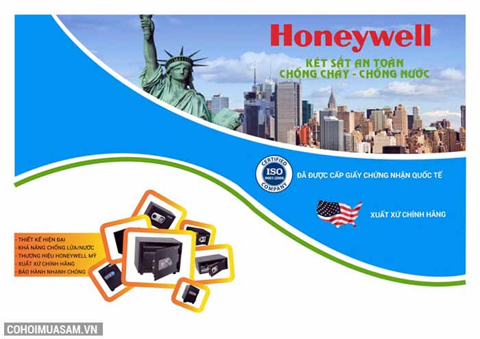 Két sắt khóa điện tử an toàn HONEYWELL 5705 - Ảnh 7