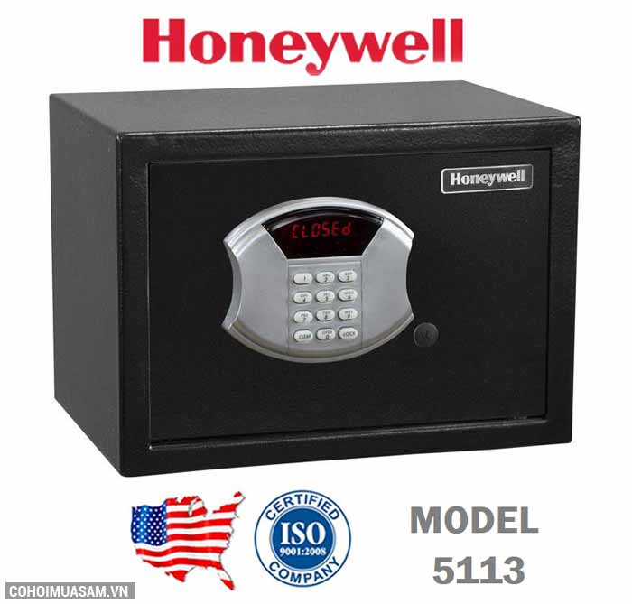 Két sắt khóa điện tử an toàn Honeywell 5113 - Ảnh 1
