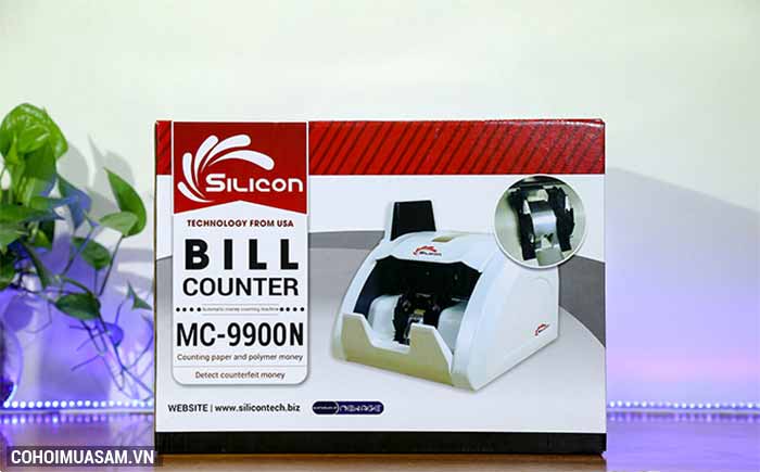 Máy đếm tiền phát hiện tiền siêu giả Silicon MC-9900N - Ảnh 1