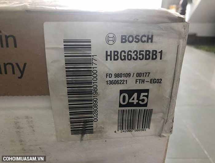 Lò nướng Bosch HBG635BB1 nhập khẩu từ Đức - Ảnh 3