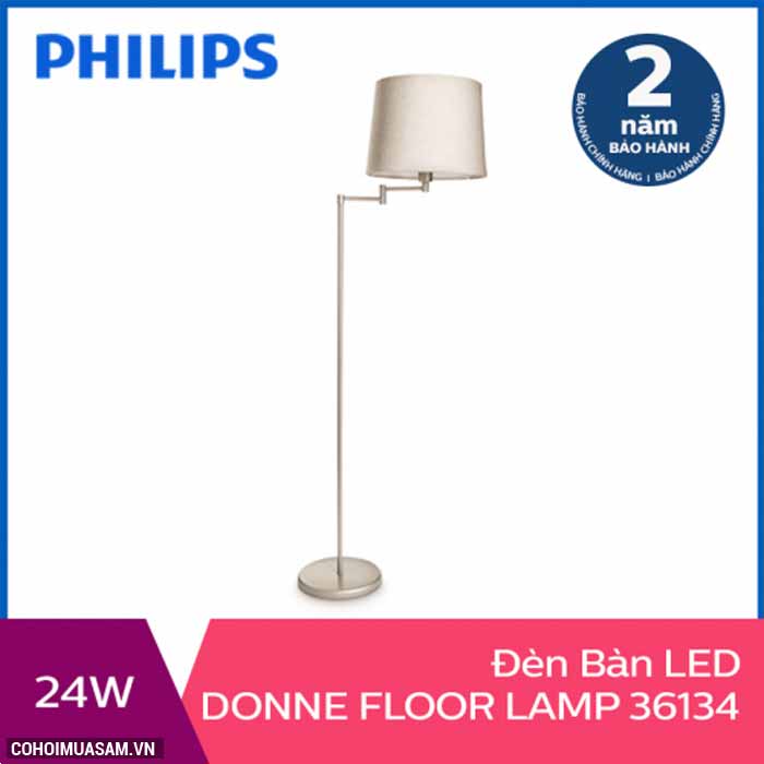 Đèn cây đứng trang trí Philips 36134 Donne Floor Lamp - Ảnh 1