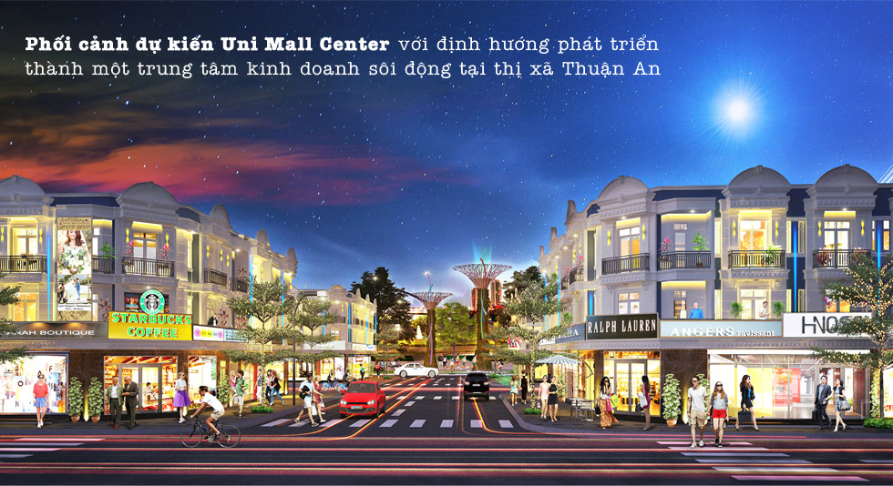 Ra mắt nhà phố thương mại Uni Mall Center tại Thuận An - Ảnh 3