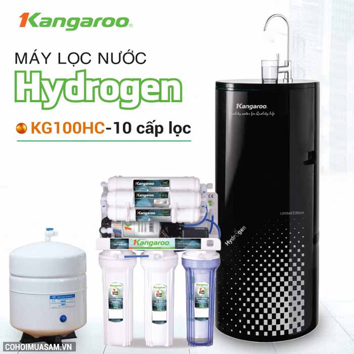 Máy lọc nước RO 1 vòi Kangaroo KG100HC Hydrogen - Ảnh 1