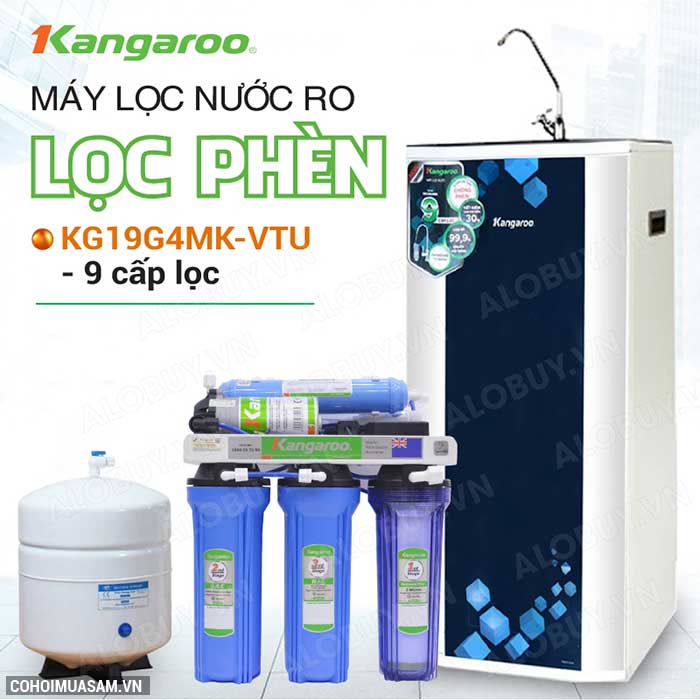 Máy lọc nước nhiễm phèn RO KANGAROO KG19G4MK-VTU - Ảnh 8