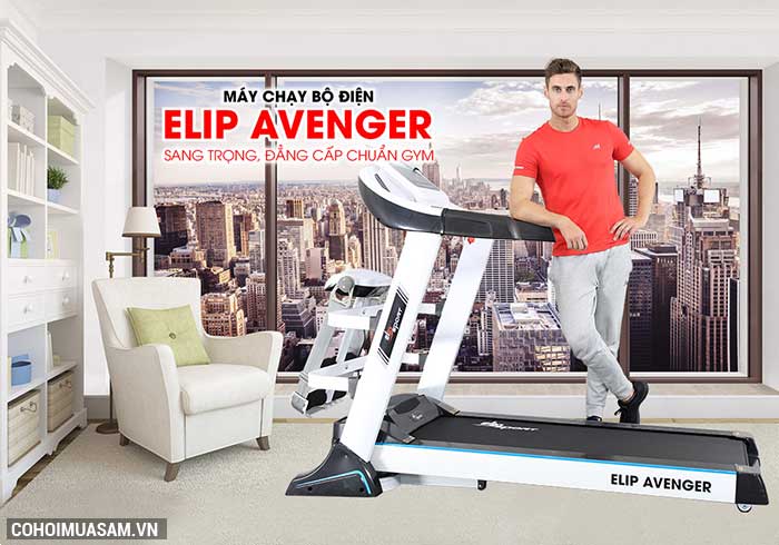 Máy chạy bộ điện ELIP Avenger - Ảnh 1