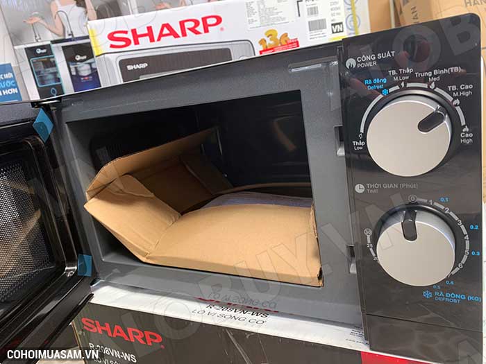 Xả kho lò vi sóng Sharp R-209VN-SK giá từ 1,09 triệu - Ảnh 6