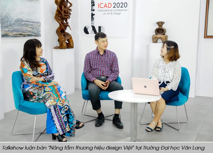 ĐH Văn Lang khai mạc Triển lãm thiết kế mỹ thuật quốc tế ICAD 2020 - Ảnh 5