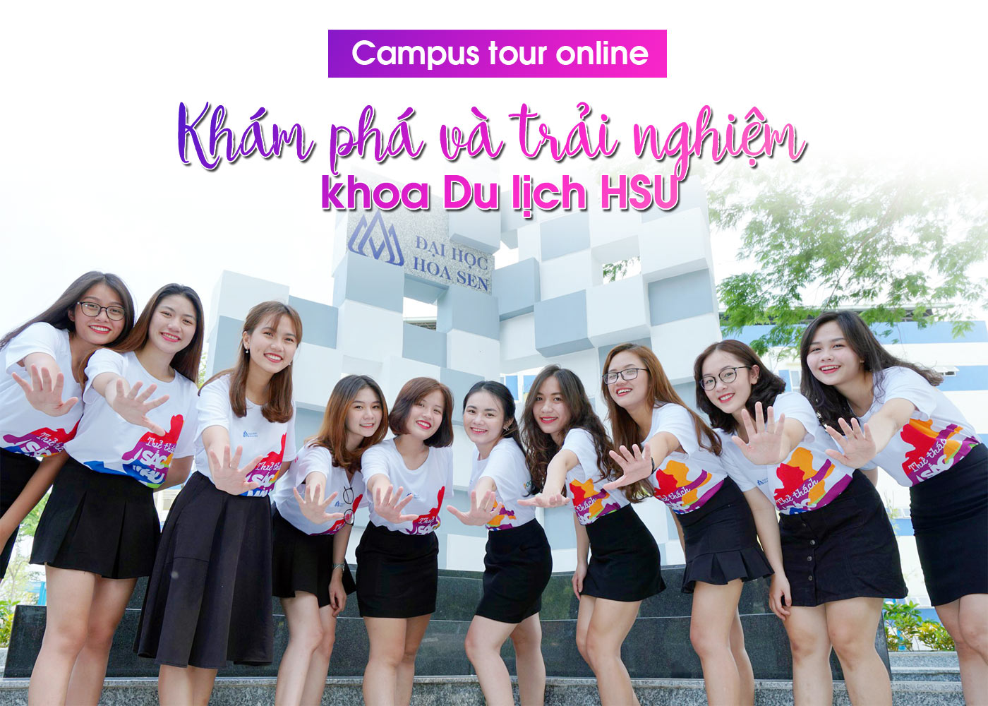 Campus tour online - khám phá và trải nghiệm khoa Du lịch HSU - Ảnh 1