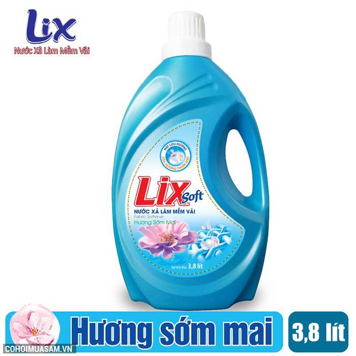 Nước xả vải Lix Soft hương sớm mai 3.8L khuyến mãi 85 ngàn - Ảnh 4