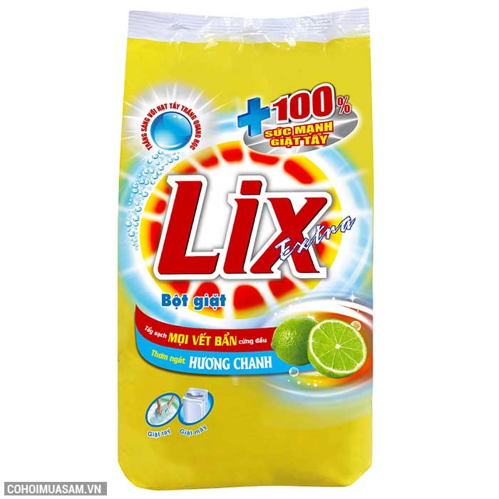Bột giặt Lix Extra hương chanh 6Kg khuyến mãi 115 ngàn - Ảnh 2