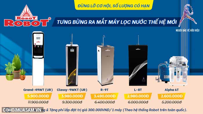 Tưng bừng ra mắt máy lọc nước ROBOT thế hệ mới chỉ 2.950.000đ - Ảnh 2