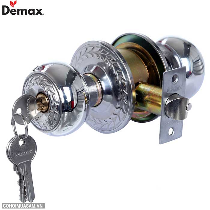 Xả kho khóa cửa tay nắm tròn Demax LK500 SP giá 145.000đ - Ảnh 1