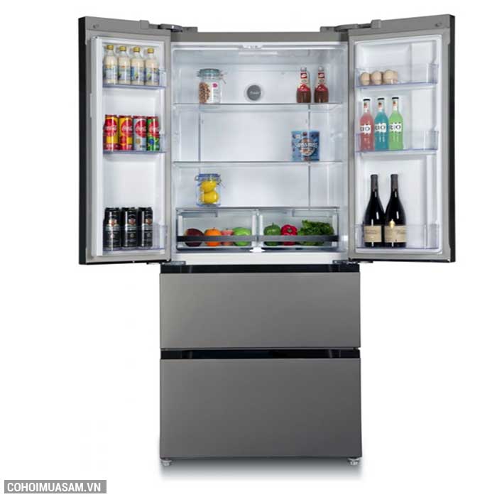 Xả kho tủ lạnh Side by Side KAFF KF-BCD523W dung tích 523L giá KM 25.850.000đ - Ảnh 3