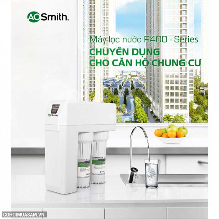 Máy lọc nước A. O. Smith R400E - Ảnh 2