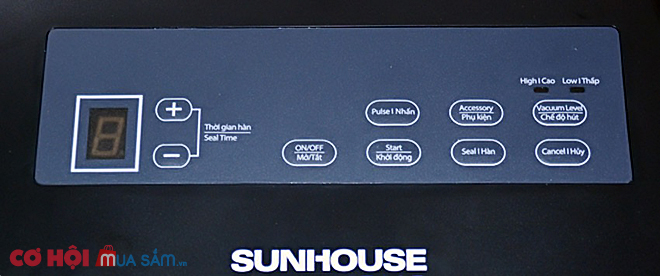 Máy hút chân không Sunhouse mama SHD-5833, sản phẩm dành cho gia đình - Ảnh 4